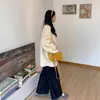 Abrigo Grueso de Felpa con Cuello Alto y Piel Integrada, Moda Cálida de Lana de Cordero, Ropa de Abrigo para Mujer, Invierno Nuevo, Holgado, Casual, Blanco