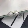 Aretes de Perlas de Agua Dulce Naturales con Flores de Circonia Brillantes, Aretes Simples y Exquisitos para Mujer, Joyería de Perlas de Alta Calidad al por Mayor