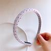 Diadema de Esponja con Puntos de Onda Fina para Niñas Banda para el Cabello Dulce para Niña Presión Alta en la Parte Superior del Cráneo Banda para el Cabello para Lavar el Cabello y la Cara Tarjeta para el Cabello para Salir Padres e Hijos
