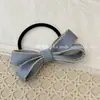 Pinza para el Cabello de Mezclilla con Lazo Estilo Coreano, Pasador Retro de Moda, Pinza para Cola de Caballo, Goma para el Cabello Versátil y Elegante, Pinza de Pato