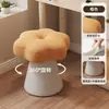 Silla de Maquillaje Vestidor de Casa Tocador de Lujo Taburete para Niña Habitación de Niña Taburete Giratorio para Maquillaje Taburete Sofá para Cambiar Zapatos