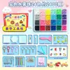 Set Completo de Cristal Luminoso Personalizado Juguetes para Niños Rompecabezas Educativos DIY Juguetes Cuentas Mágicas para Niñas Regalo de Cumpleaños