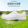 Zapatos de golf PGM para mujer, zapatillas deportivas súper impermeables, de charol, antideslizantes, con clavos en la parte inferior y cordones para mujer