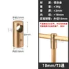 Tubo Redondo de Liga de Alumínio 18mm Dourado Simples Prateleira de Armazenamento Estante 11 Coluna de Chão Pendurada Conector de Rack de Exibição Preto
