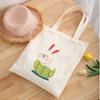 Venta caliente transfronteriza en stock bolsa de lona patrón paisaje marino bolso de hombro gran capacidad estilo Ins moda bolso grande