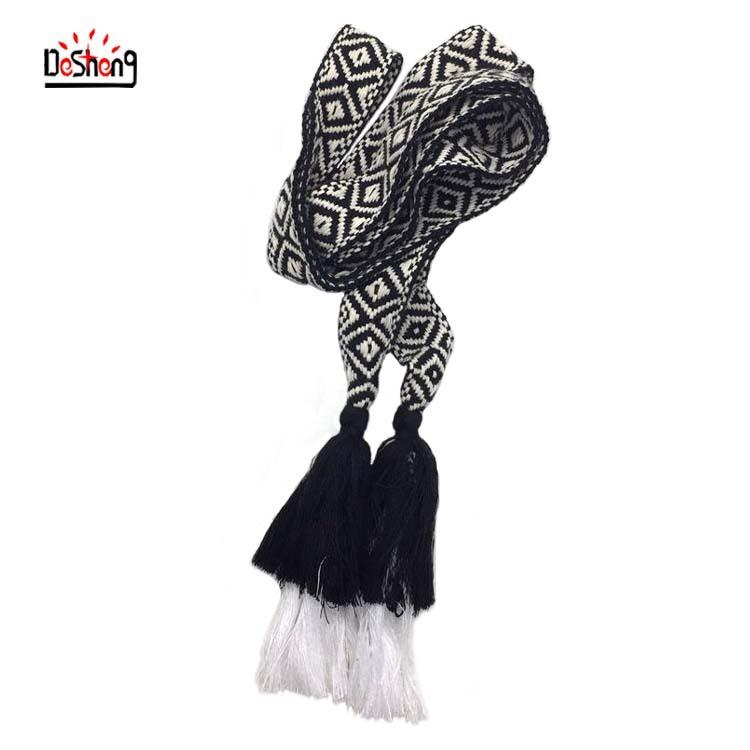 织带加吊须黑色