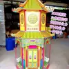 Fábrica de Construcción de Bambú de Papel Venta Directa Marco de Bambú Hexagonal Pabellón Dengxian Marco de Bambú Semiacabado Pabellón Pabellón Papel (Envío gratis)