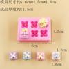 Molde de Silicona del Alfabeto Inglés Oso Dulce Regalo DIY Chocolate Fondant Grado Alimenticio Molde para Hornear Casero