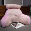 Cojín Grande de Noche Doudou de Hielo Oficina Sedentaria Soporte de Cintura Seda de Hielo Látex Almohada de Sofá Almohada de Espalda Verano