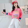 Camiseta de manga larga para niña, camisa básica de primavera y otoño, alas interiores para niñas y niños, estilo occidental, ropa fina de otoño para niños, ropa de otoño superior