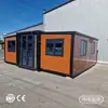 Caja Plegable Expandible Tipo Caja Seis Seis Seis cm Tres en Uno Doble Ala con Dos Habitaciones y un Salón con Baño para Zonas Turísticas y Alojamientos