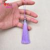 8cm borla de seda de hielo cloisonné borla colgantes accesorios funda de teléfono móvil marcapáginas colgante oreja diy accesorios fabricantes al por mayor