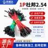 Cable Electrónico 24AWG1P Super Suave Resistente a Altas Temperaturas 3239 DuPont de Silicona con Conector Terminal de 2.54 Macho a Hembra