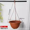 Maceta de Plástico Engrosada con Ganchos para Colgar en el Balcón, Adecuada para Cultivar Plantas Verdes como Potos y Orquídeas Colgantes