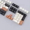 Venta al por mayor En stock Transfronterizo Amazon Teclas para Teclado Mecánico Blanco Leche y Rojo Juego Completo Pequeño de Tres Piezas PBT Personalizado Dos Tonos
