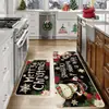 Amazon Navidad Terciopelo de Cristal Cielo Estrellado Tapete de Cocina Decoración Árbol de Navidad Festivo Puerta de Entrada Tapete Antideslizante para Piso