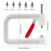Máquina de Miçangas DIY Máquina Manual de Fivelas Inserida com Pérolas Artificiais Sem Furo Unha de Quatro Garras Máquina de Prensagem Manual Máquina de Miçangas Máquina de Rebites