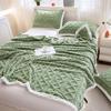 Manta de Mesa Lençol de Cama Inverno Fina Solteiro Casal Dormitório Estudantil Manta de Cama Escritório Sofá Manta para Cochilo