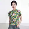 Roupa da Moda Camiseta Estilo Americano para Mulheres, Top Leve de Verão com Pregas de Manga Curta, Roupa Feminina de Comércio Exterior, Dongdaemun Coreia