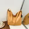 Bolsa de palha para mulheres, bolsa bucket moderna, nova bolsa de ombro de nicho da moda 2026, bolsa pequena de ombro único transversal com textura vintage