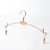 Tienda de ropa metal no resbaladizo clips para pantalones lencería sujetador perchas de exhibición ganchos para secar ropa en casa perchas