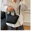 Bolso de Axila de Gran Capacidad Transfronterizo para Mujer 2025 Nuevo Estilo Coreano de Moda Versátil Bolso Cubo Bolso de Hombro Cruzado