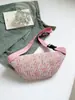 Riñonera de Pana Estampada de Gran Capacidad con Textura de Venta Caliente Transfronteriza Bolso Cruzado Multiusos para Deportes al Aire Libre Bolso de Pecho