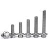 Parafuso de Flange Galvanizado Parafuso de Bolso Cruz Parafuso de Hexágono Parafuso de Flange Parafuso de Flange Colorido de Alta Resistência