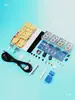 Kit DIY de Relógio Eletrônico Digital Circuito de Relógio Eletrônico Controlado por Luz Componentes Placa de Circuito Máquina de Solda Peças para Prática Yd-010