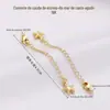 Corrente de Extensão para Colar de Várias Cores que Preservam a Cor da Cen Acessórios DIY Fecho Lagosta Ouro 18K Fecho de Mola Corrente de Cauda Fecho Universal