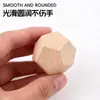 Juego de Dados de Madera de Doce Caras Educación Temprana Infantil Reconocimiento de Números Interacción Padres e Hijos Juguete de Dados del Zodiaco de Madera
