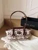 Bolso Cruzado Simple y de Moda Nuevo 2025 para Mujer, Bolso de Mano de Lana a Cuadros de Gran Capacidad, Bolso de Hombro de Nicho
