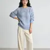Nova coleção Outono/Inverno 2026: Malha deslumbrante em estilo coreano, sem esforço chique, macia e aconchegante para usar em camadas ou sozinha, moderna para mulheres