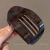Pinza de pelo de pato plana cómoda para mujer, sensación de alta gama, adecuada para recogidos en la nuca, accesorio para el cabello tipo pinza de tiburón
