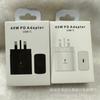 Aplicable a Samsung PD 45W Cargador Europeo/Americano/Británico Caja de Embalaje Tipo-C Cabezal de Carga Rápida Cartón de Embalaje Anti-Original