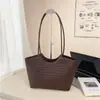 Bolsas Retro para Viajes Transfronterizos para Mujer 2026 Otoño Nuevo Estilo Moda Bolso de Hombro Individual Tejido Bolso Tote de Mano de Gran Capacidad
