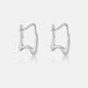 Pendientes de plata de ley S925 con diseño irregular, joyería de moda de alta calidad con diseño de oreja, nuevas explosiones, fabricantes femeninos al por mayor