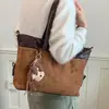 Bolso de axila para mujer, nueva colección de otoño 2026, bolso de hombro moderno y versátil, material de gamuza, elegante bolso cruzado