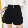 Verano Nuevo Estilo Línea A Pierna Ancha Casual Moda Cintura Alta Pantalones Cortos de Traje para Mujer 2026 Pantalones de Moda Estilo Americano