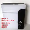 Caja de Opiniones Transparente Frosted de Acrílico con Cerradura Ultradelgada Montada en Pared Caja para Billetes Pequeña Caja para Billetes de Desecho Caja para Documentos de Reciclaje