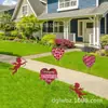 Popular Señal para Jardín del Día de San Valentín de Amazon, Señal para Césped de Cupido Rojo Amor, Decoración Exterior para el Día de San Valentín