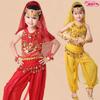 Traje de Danza del Vientre para Niños Traje de Danza India para Niños Nuevo Estilo Traje de Danza del Vientre Traje de Práctica