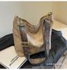 Bolsa Tote Retro de Gran Capacidad para Mujer 2026 Nueva Moda Bolso de Hombro Versátil para Estudiantes Universitarios Bolsa para Ir a Clase