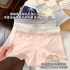 Pantaloncillos tipo bóxer de algodón puro para mujer Pantalones de seguridad para mujer Dos en uno Anti-exposición 10A Algodón antibacteriano Entrepierna extendida Leggings