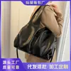 Bolso Transfronterizo de Gran Capacidad 2023 Primavera Nuevo Bolso de Hombro Cara Suave Casual Retro Bolso Tote Bolso Bandolera para Mujeres