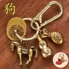 Llavero del Año del Caballo con Monedas de los Cinco Emperadores para Riqueza Inmediata, Colgante Llavero Calabaza Voladora Regalo Producto de Puesto Callejero