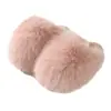 Pantuflas de Felpa Peluda de Venta Caliente Transfronteriza para Mujer al por Mayor Temporada de Otoño e Invierno Pantuflas de Algodón de Felpa para el Hogar para Mujer Comercio Exterior Tallas Grandes
