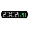 Reloj Electrónico Simple, Reloj Despertador LED Multifuncional Creativo, Pantalla de Temperatura, Temporizador de Cuenta Regresiva, Reloj de Mesita de Noche 6639