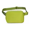 Bolsa de peito esportiva casual, leve e estilosa no estilo Lulu, bolsa de cintura à prova d'água para esportes ao ar livre e yoga