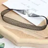 Collar Dulce de Encaje Joyería para el Cuello Cadena de Clavícula con Volantes de Terciopelo Collar de Celebridad de Internet de Moda para Mujer Cinturón para el Cuello de Mujer